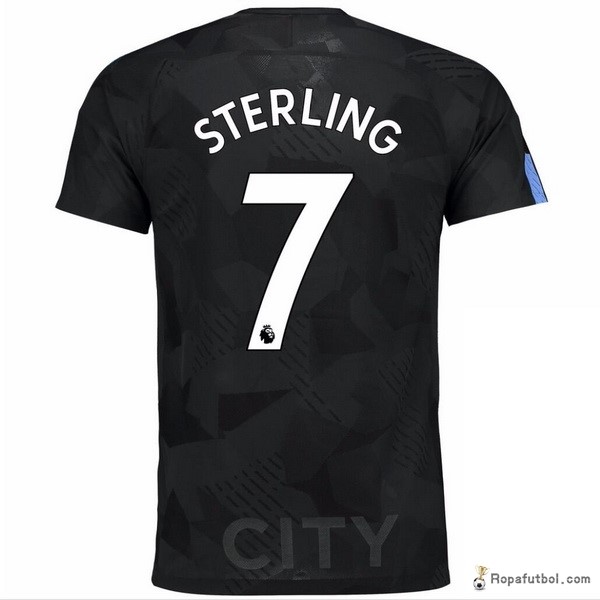 Camiseta Manchester City Replica Tercera Ropa Sterling 2017/18